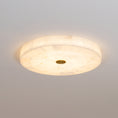 Load image into Gallery viewer, Round Alabaster Ceiling Lamp
