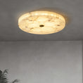 Load image into Gallery viewer, Round Alabaster Ceiling Lamp
