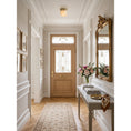 Load image into Gallery viewer, Round Alabaster Semi-Flush Mount
