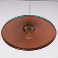 Load image into Gallery viewer, Rustic Saucer Shade Pendant Light
