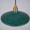 Load image into Gallery viewer, Rustic Saucer Shade Pendant Light
