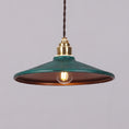 Load image into Gallery viewer, Rustic Saucer Shade Pendant Light
