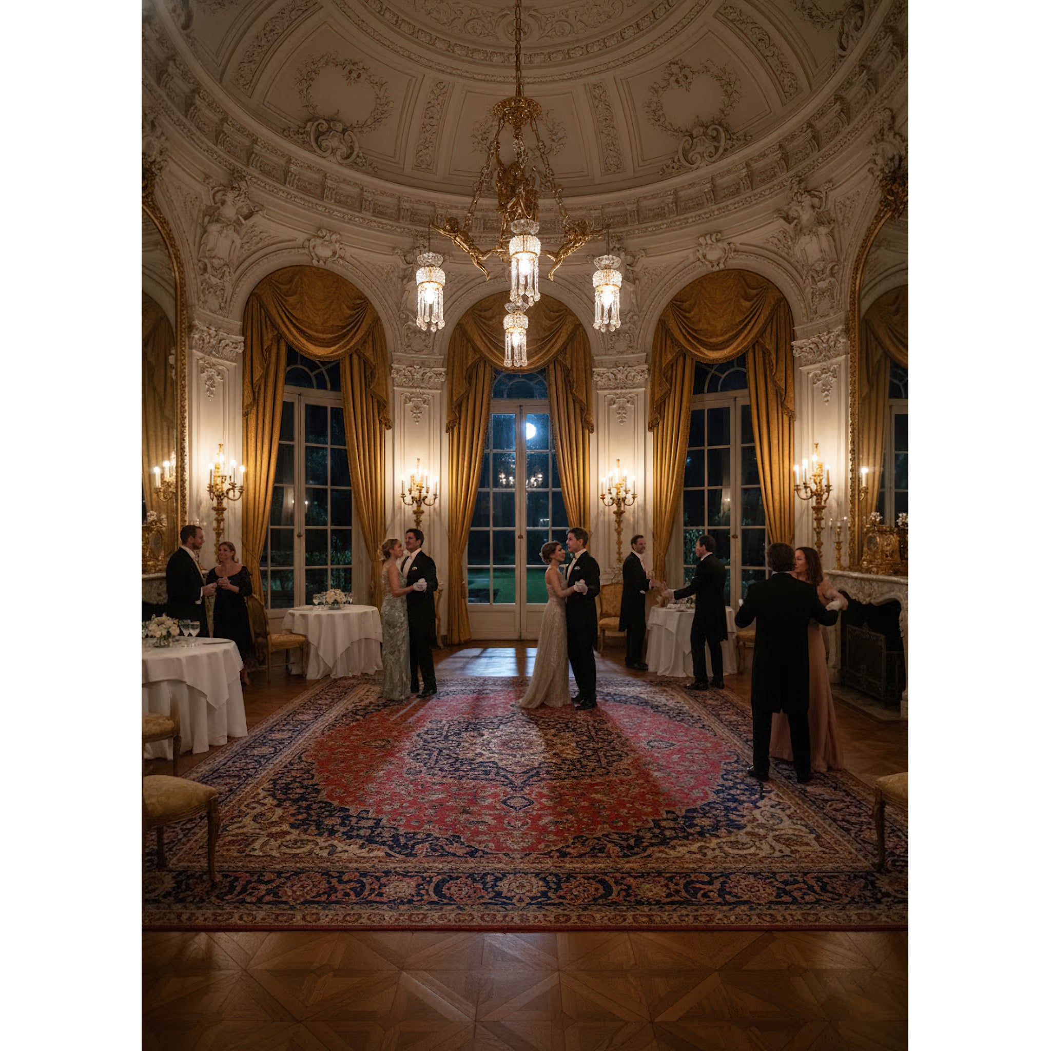 Ruth Brass Chandelier