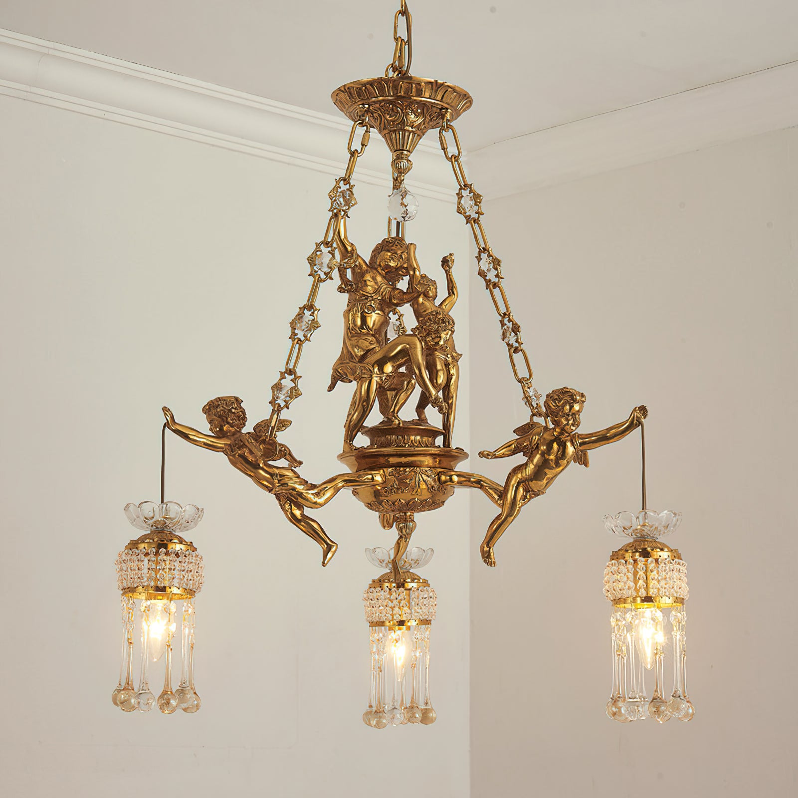 Ruth Brass Chandelier