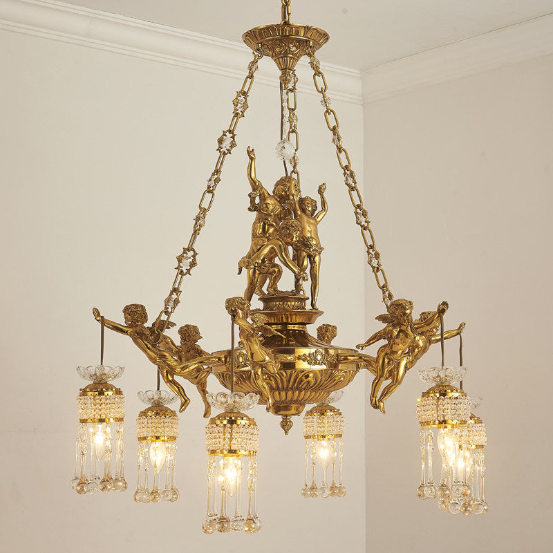 Ruth Brass Chandelier