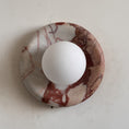 Load image into Gallery viewer, Orli Red Marble Sconce
