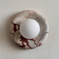Load image into Gallery viewer, Orli Red Marble Sconce
