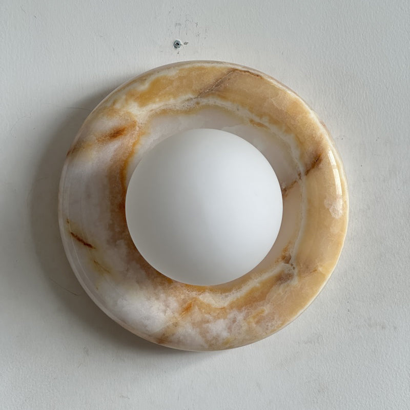 Orli White Jade Sconce