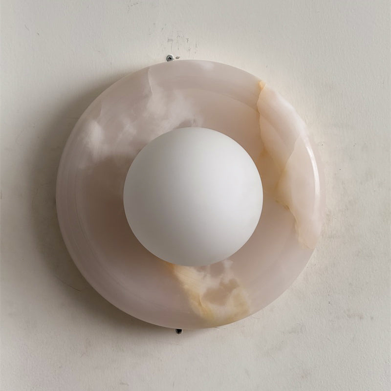 Orli White Jade Sconce