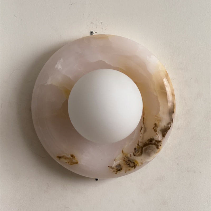 Orli White Jade Sconce