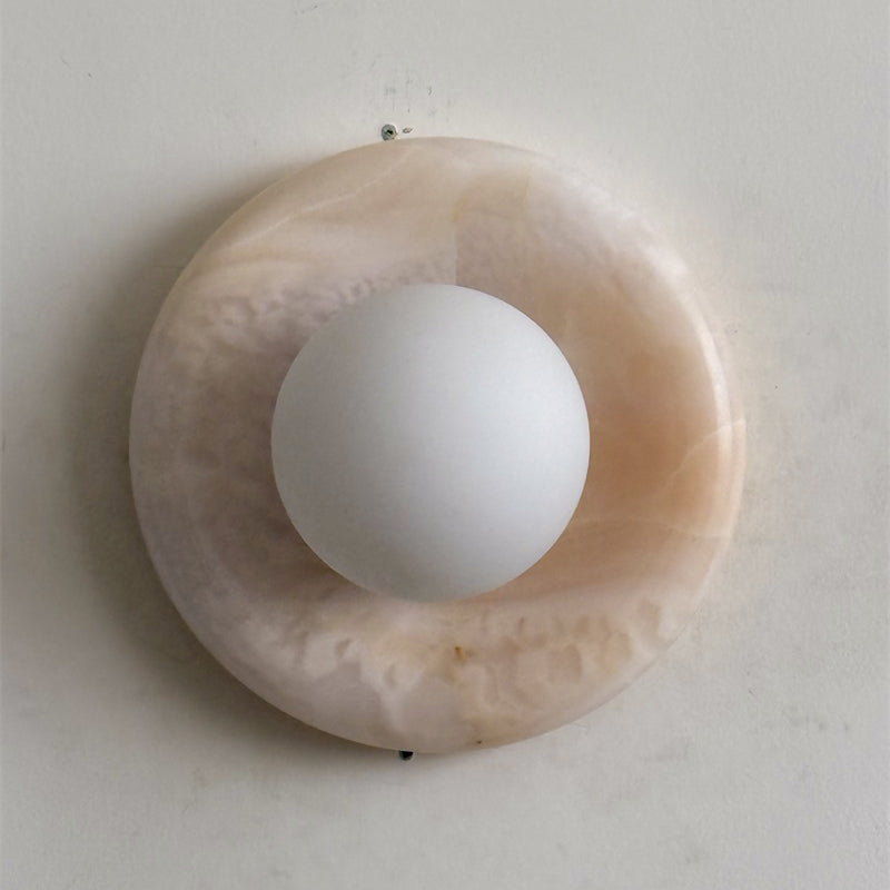 Orli White Jade Sconce