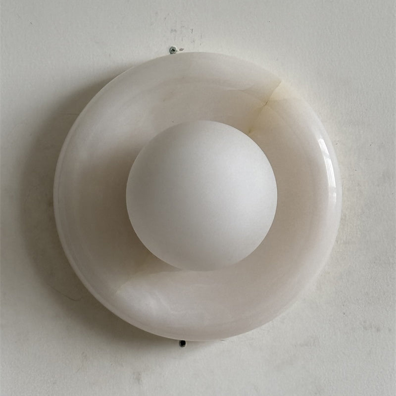 Orli White Jade Sconce