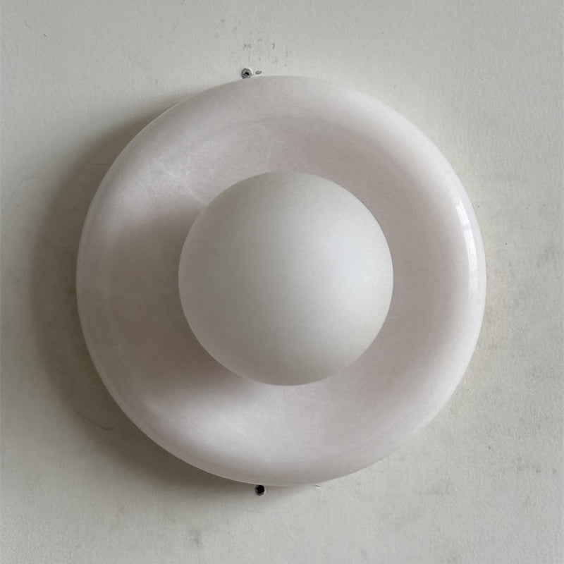 Orli White Jade Sconce