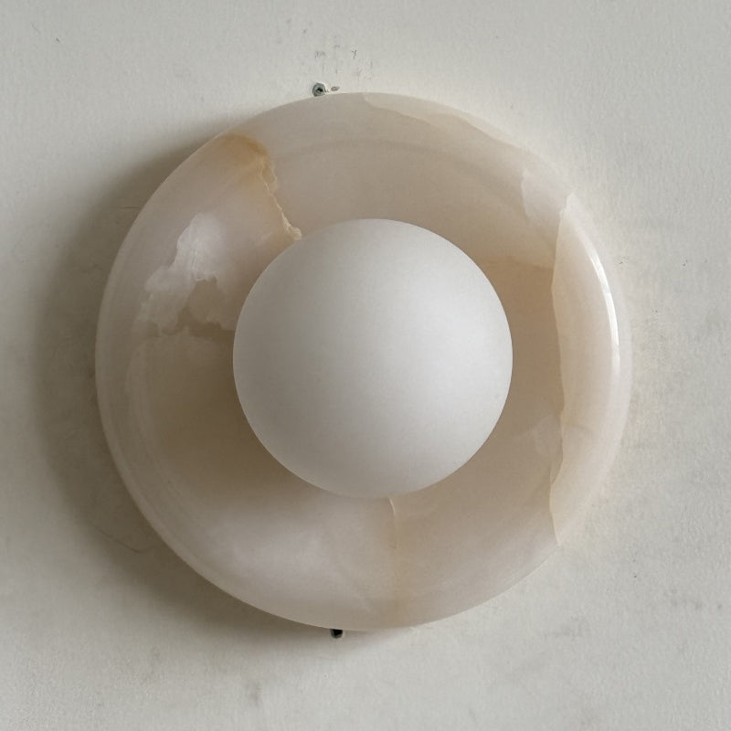 Orli White Jade Sconce