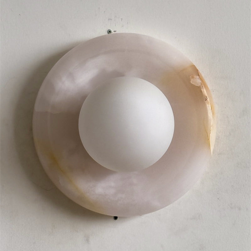 Orli White Jade Sconce