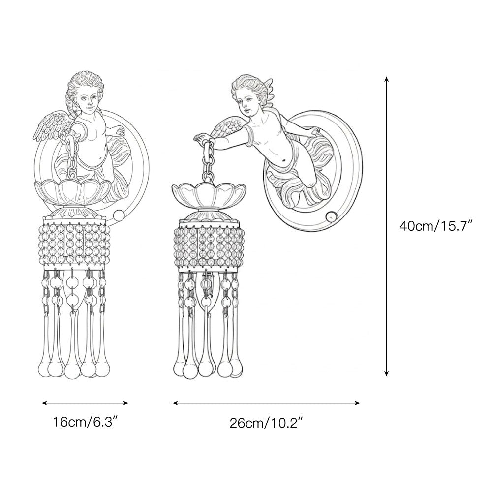 Sabrina Angelic Wall Lamp