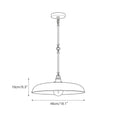 Load image into Gallery viewer, Sadie Saucer Shaped Pendant Lamp
