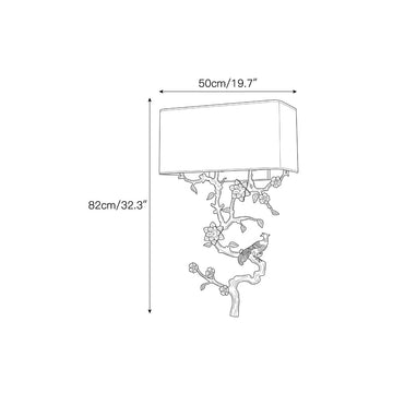 Sanremo Wall Sconce – detail 3 — Dimension drawings 1