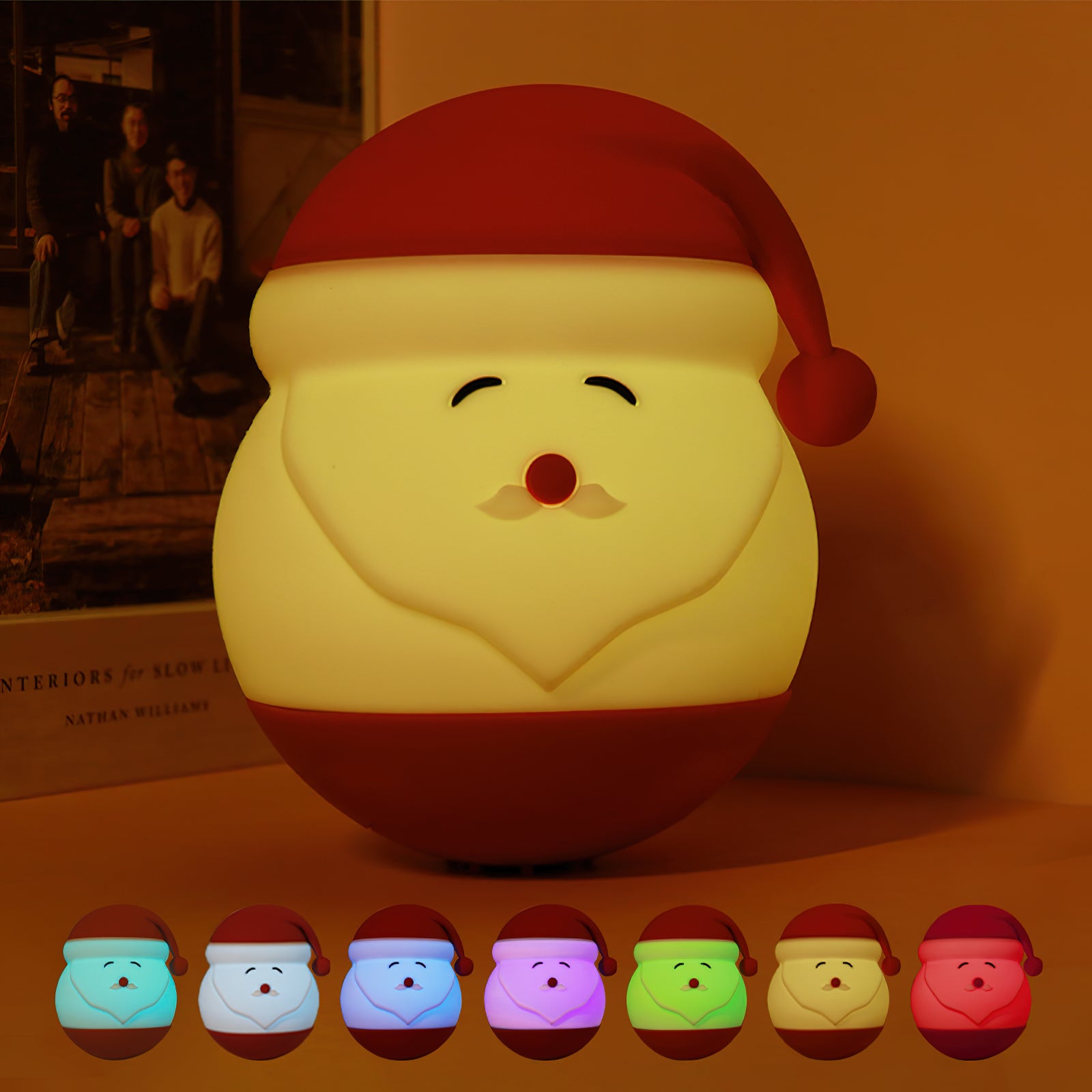 Santa Claus Night Light (built-in battery)