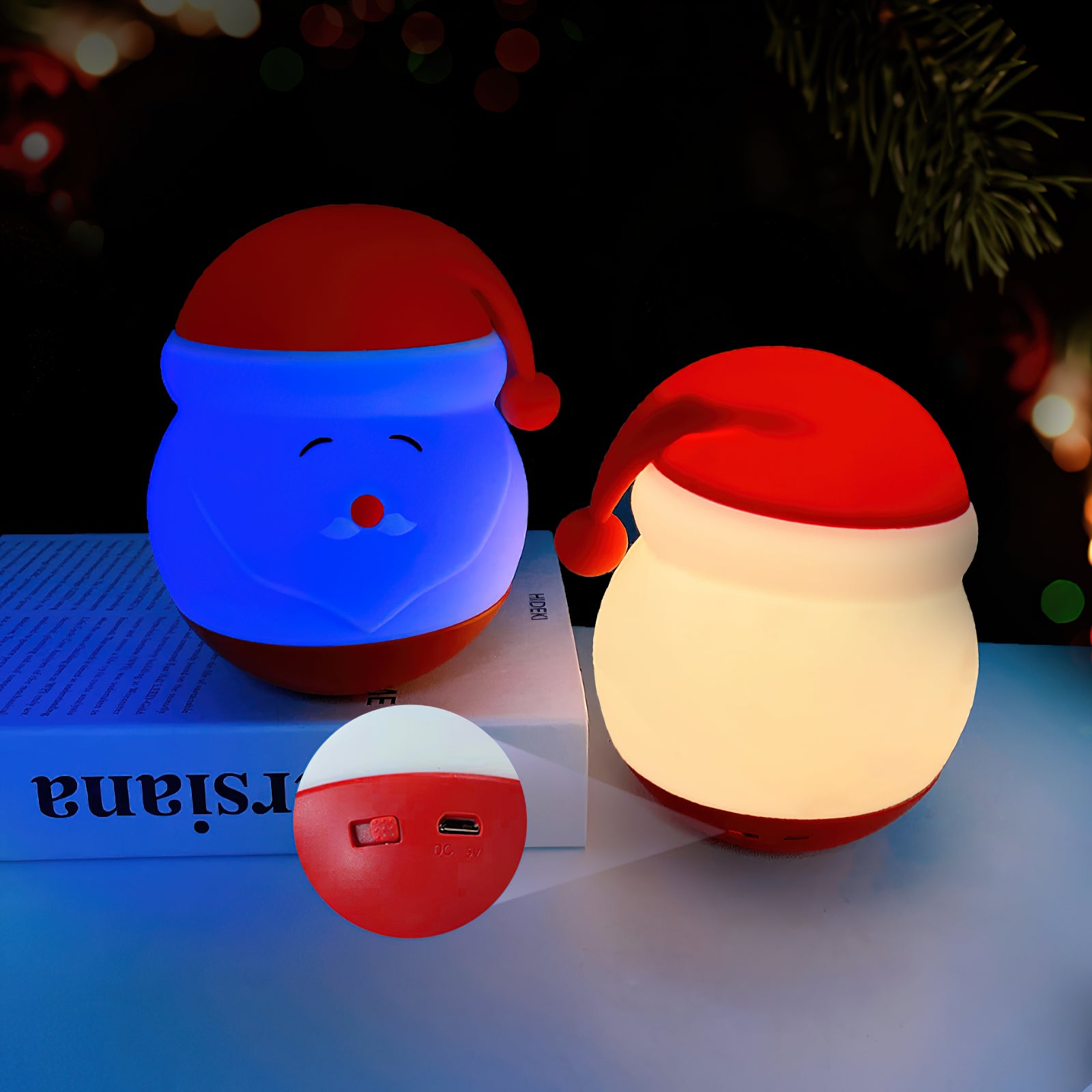 Santa Claus Night Light (built-in battery)