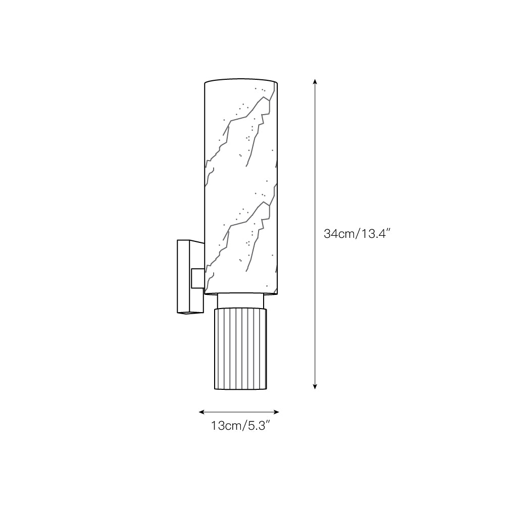 Santorini Alabaster Wall Lamp