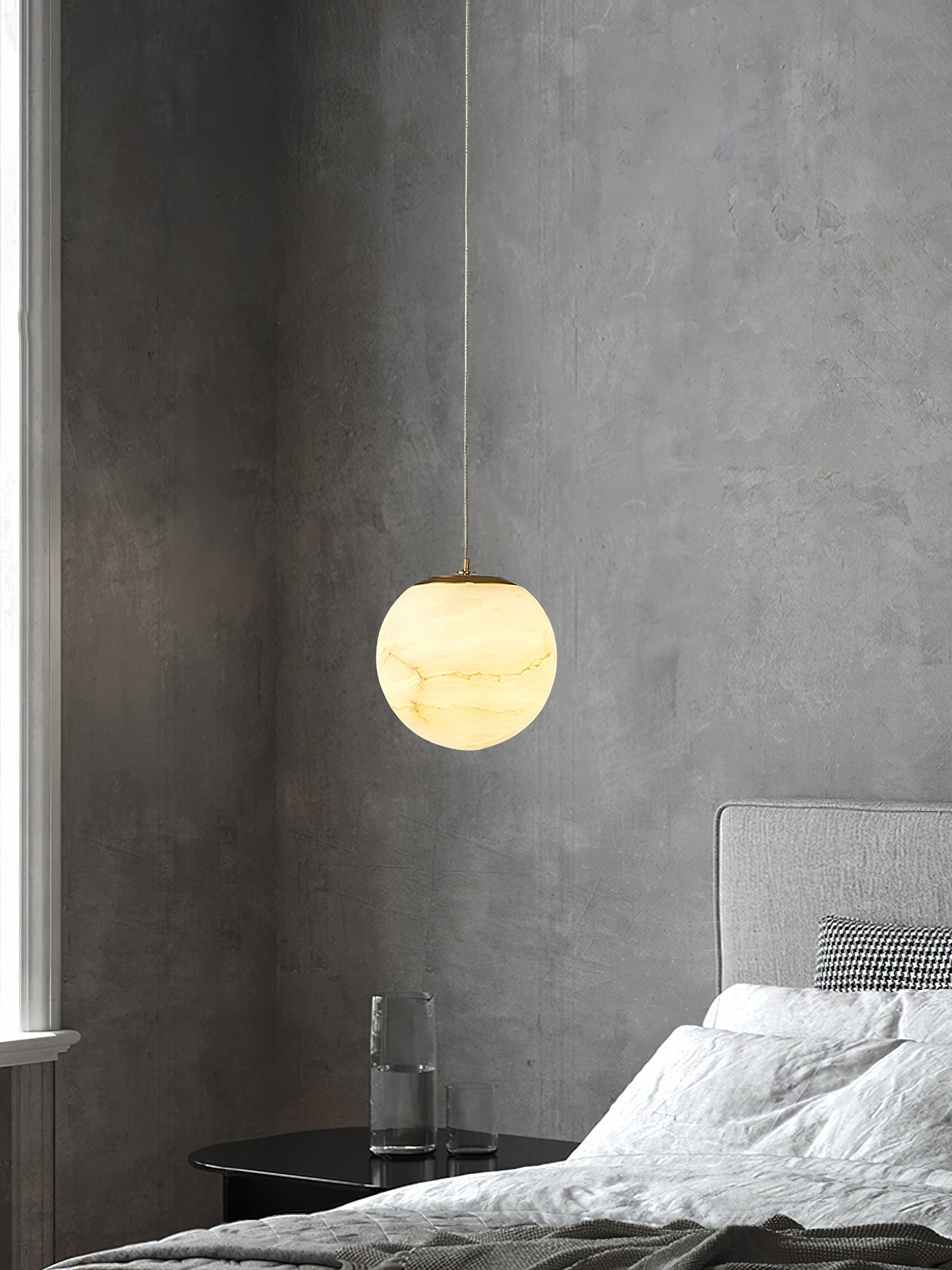 Savina Alabaster Pendant Light