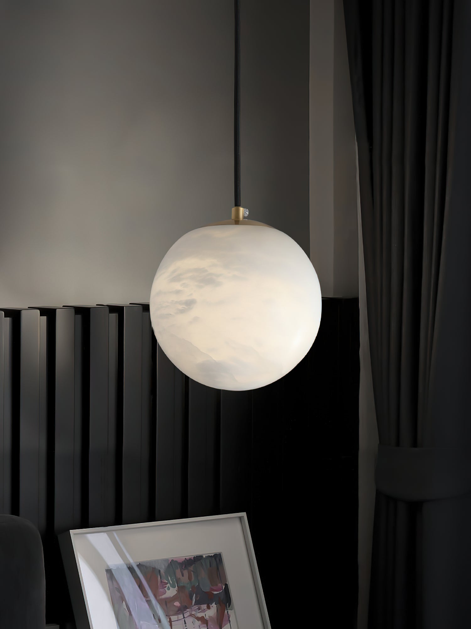 Savina Alabaster Pendant Light