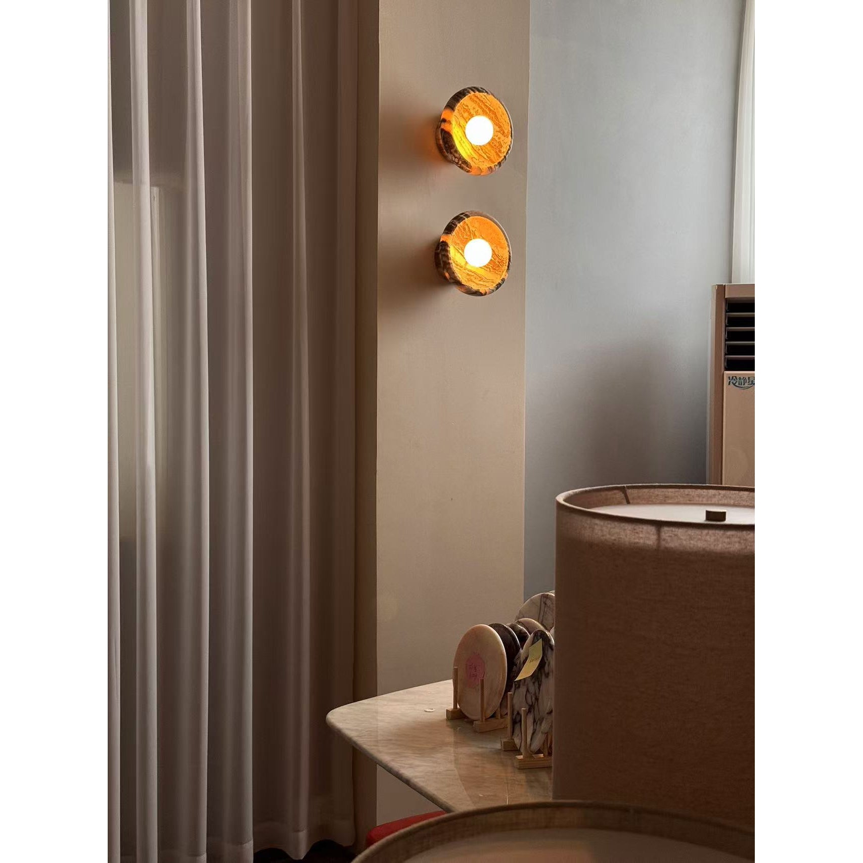 Savion Marble Wall Lamp