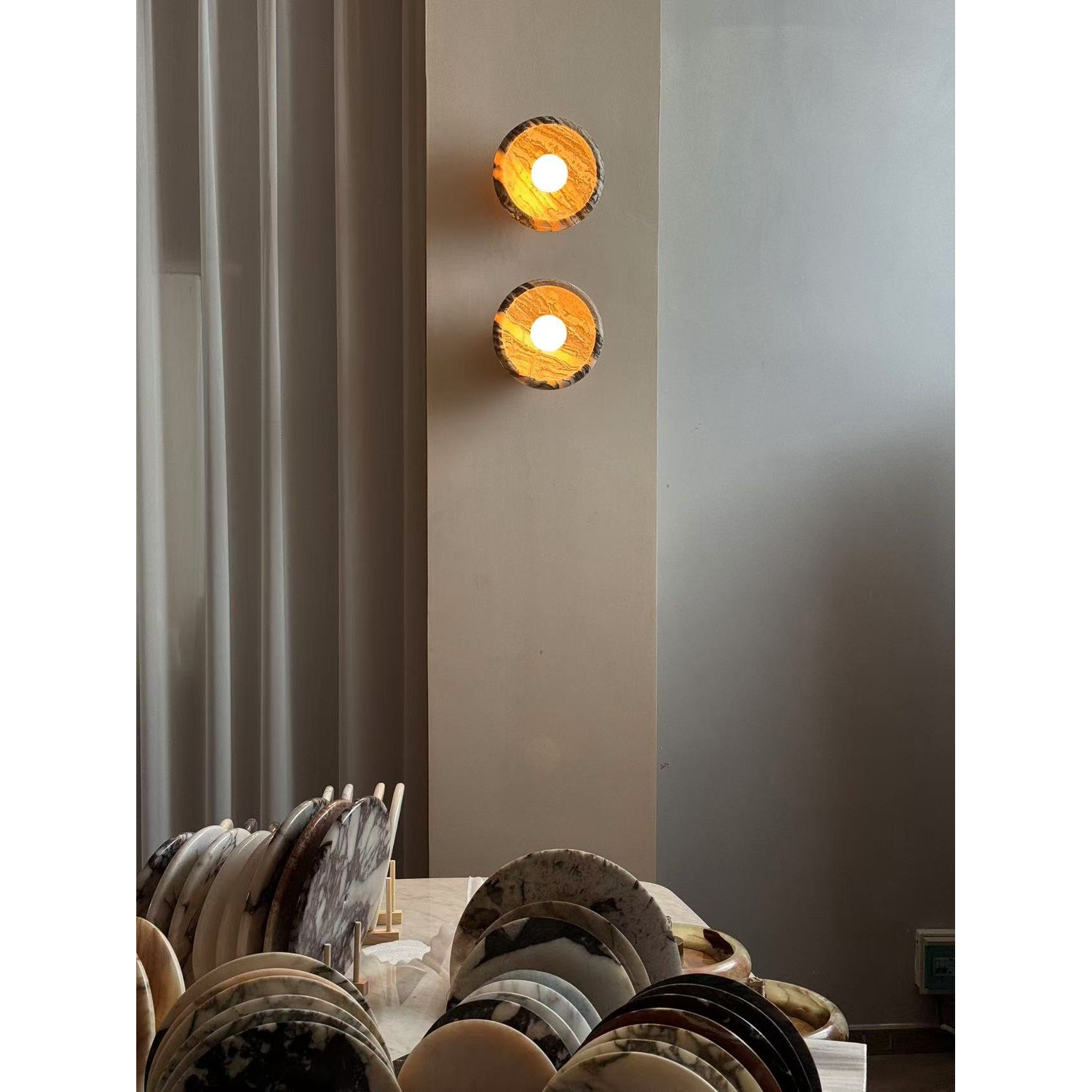 Savion Marble Wall Lamp