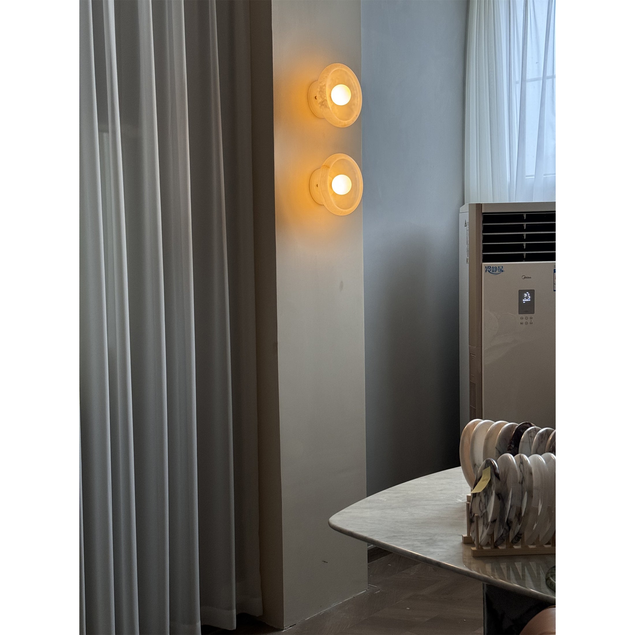 Savion Marble Wall Lamp