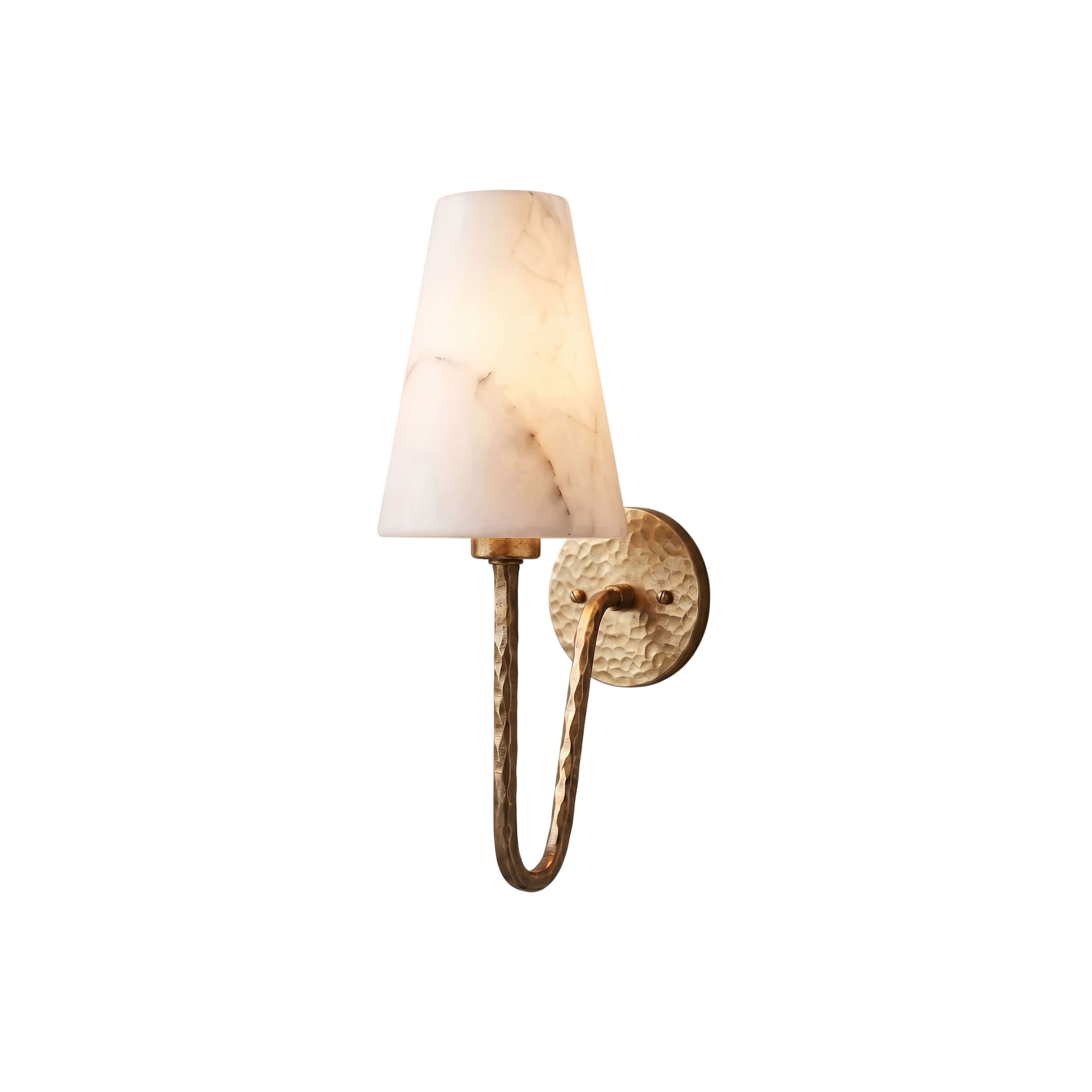 Scoop Alabaster Wall Sconce