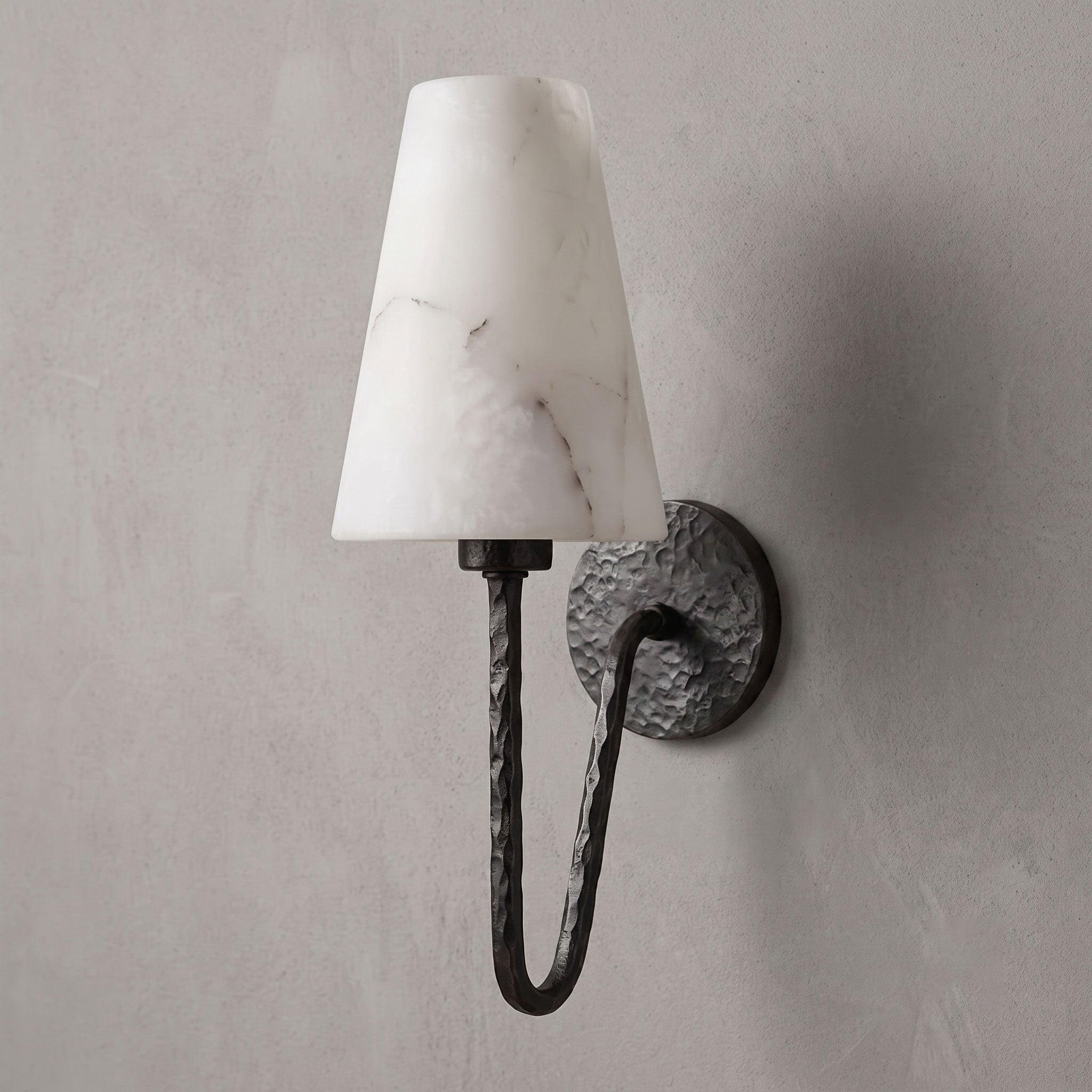 Scoop Alabaster Wall Sconce