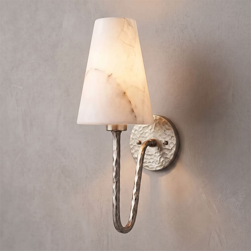 Scoop Alabaster Wall Sconce