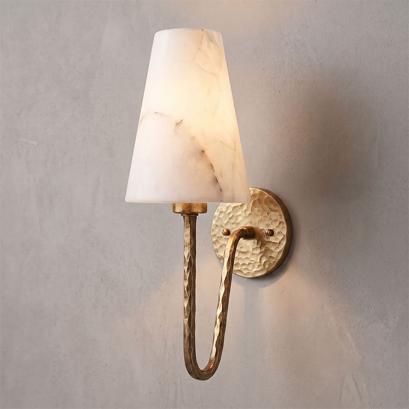 Scoop Alabaster Wall Sconce