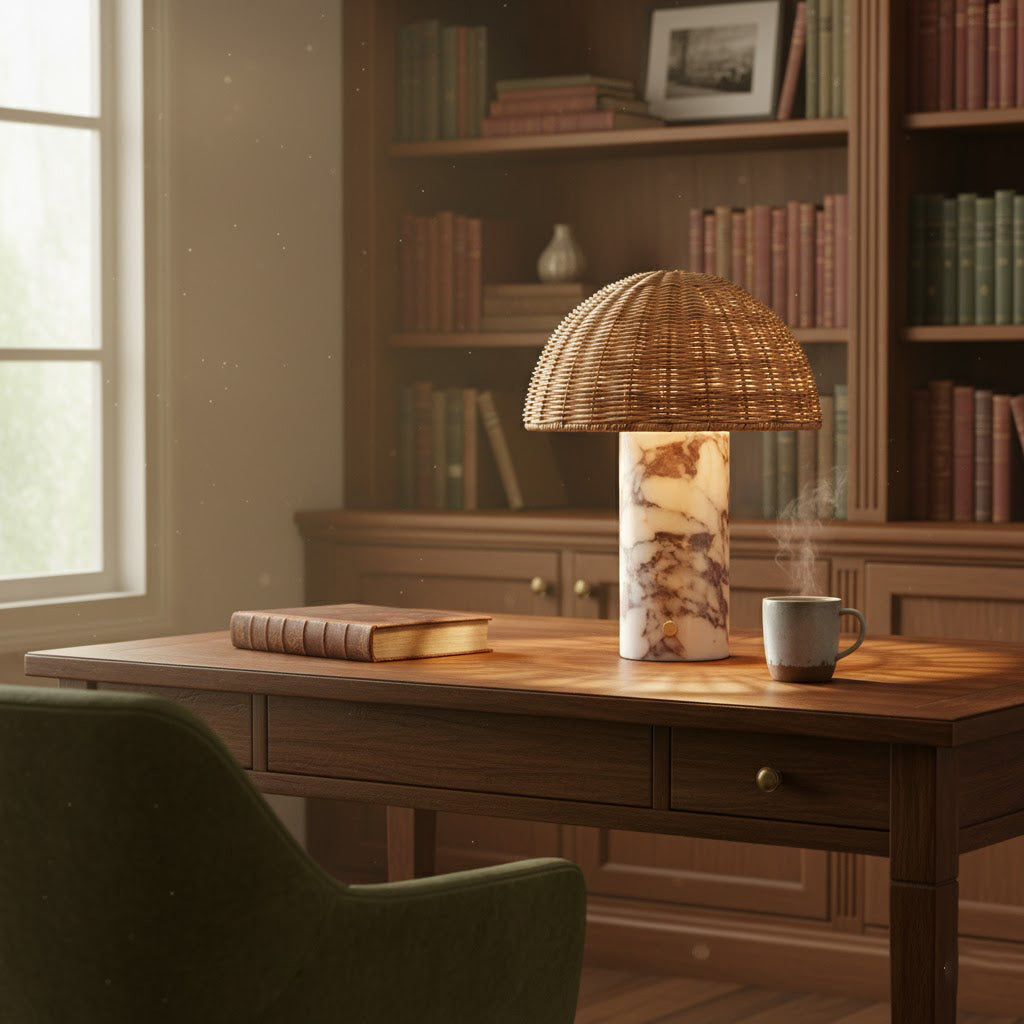 Seine Marble Tabla Lamp