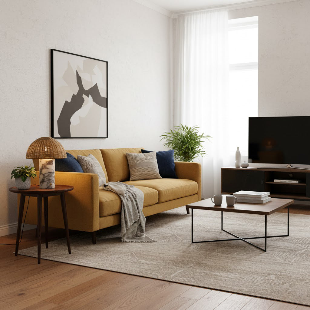 Seine Marble Tabla Lamp