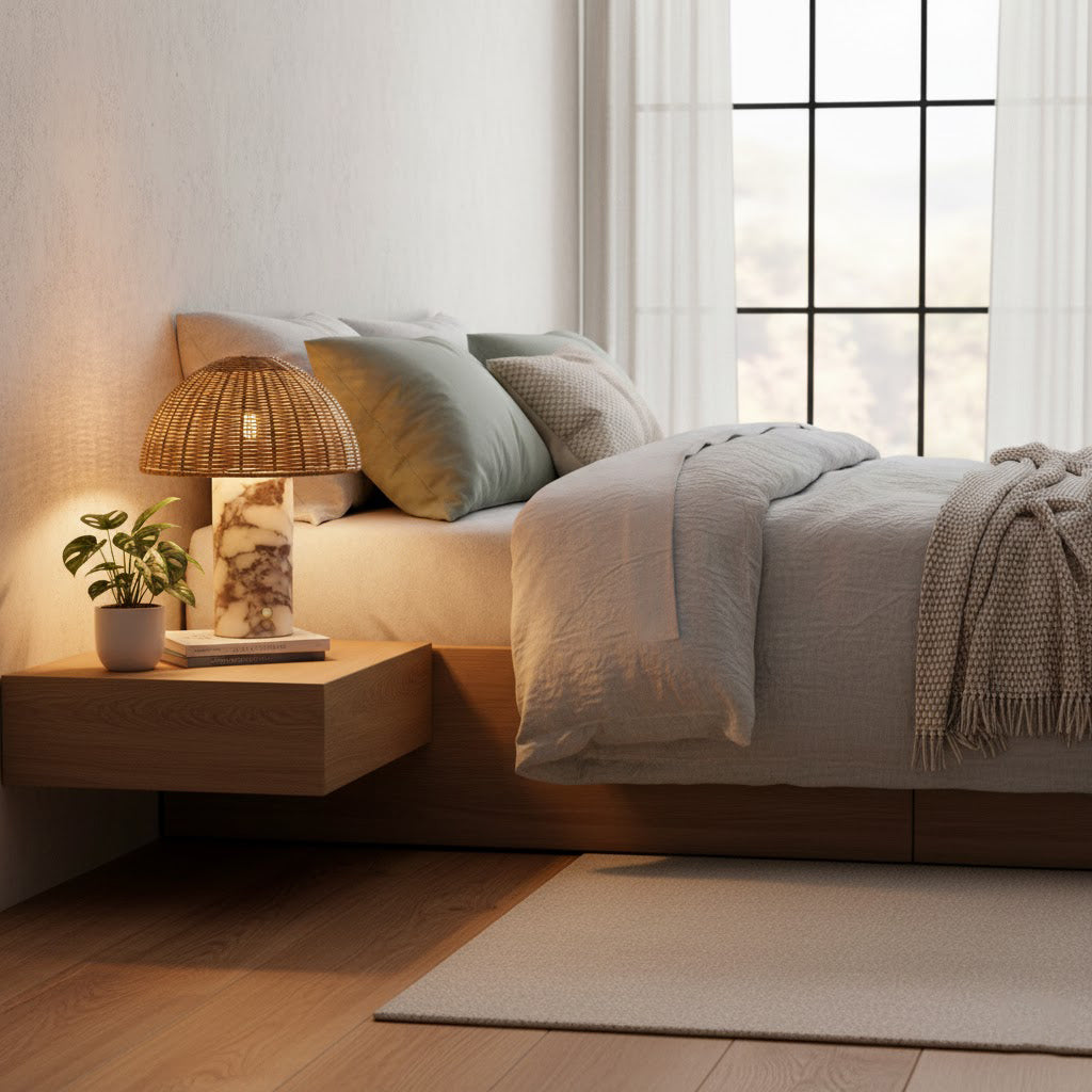 Seine Marble Tabla Lamp