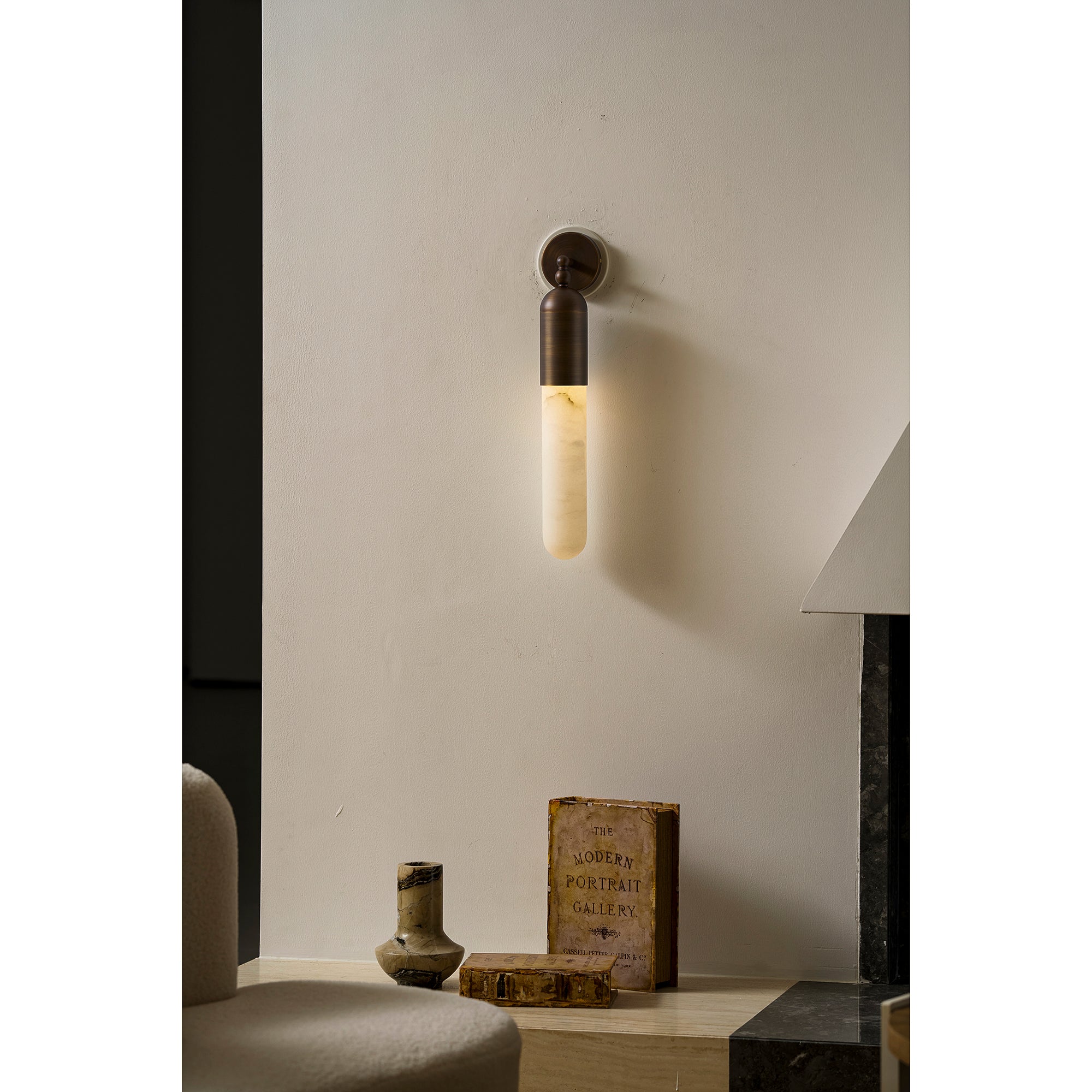 Selene Alabaster Wall Lamp