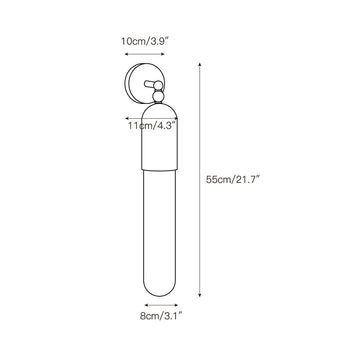 Selene Alabaster Wall Lamp – detail 3 — Dimension drawings 1
