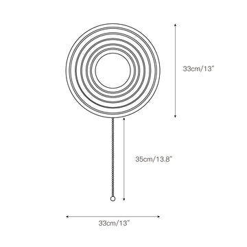 Selenitis Wall Lamp – detail 4 — Dimension drawings 2