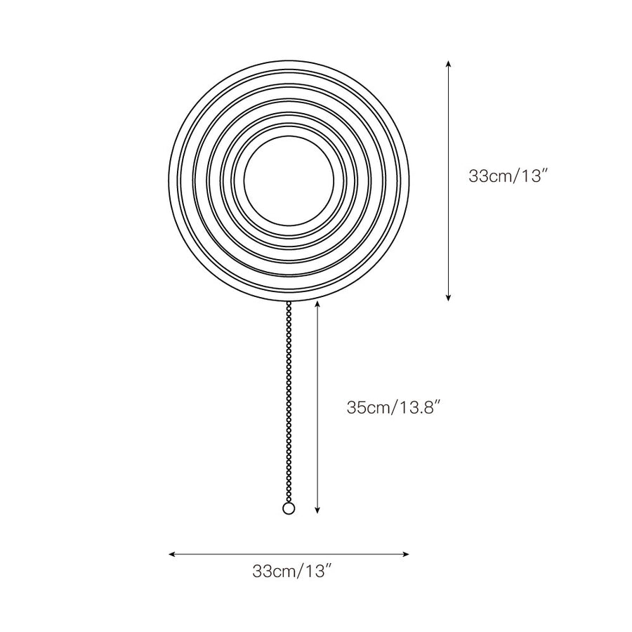 Selenitis Wall Lamp – detail 4 — Dimension drawings 2