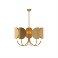 Load image into Gallery viewer, Leaf Brass Chandelier
