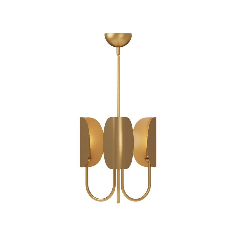 Leaf Brass Chandelier