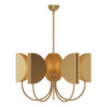 Bild in Galerie-Betrachter laden, Leaf Brass Chandelier
