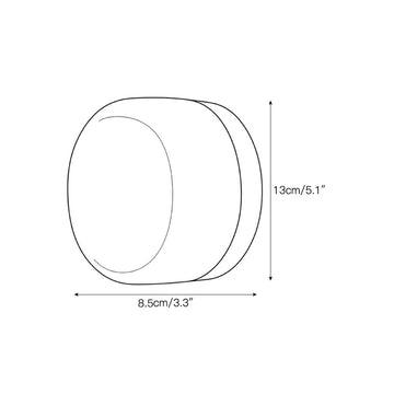 Shadow Ring Alabaster Wall Sconce – detail 3 — Dimension drawings 1