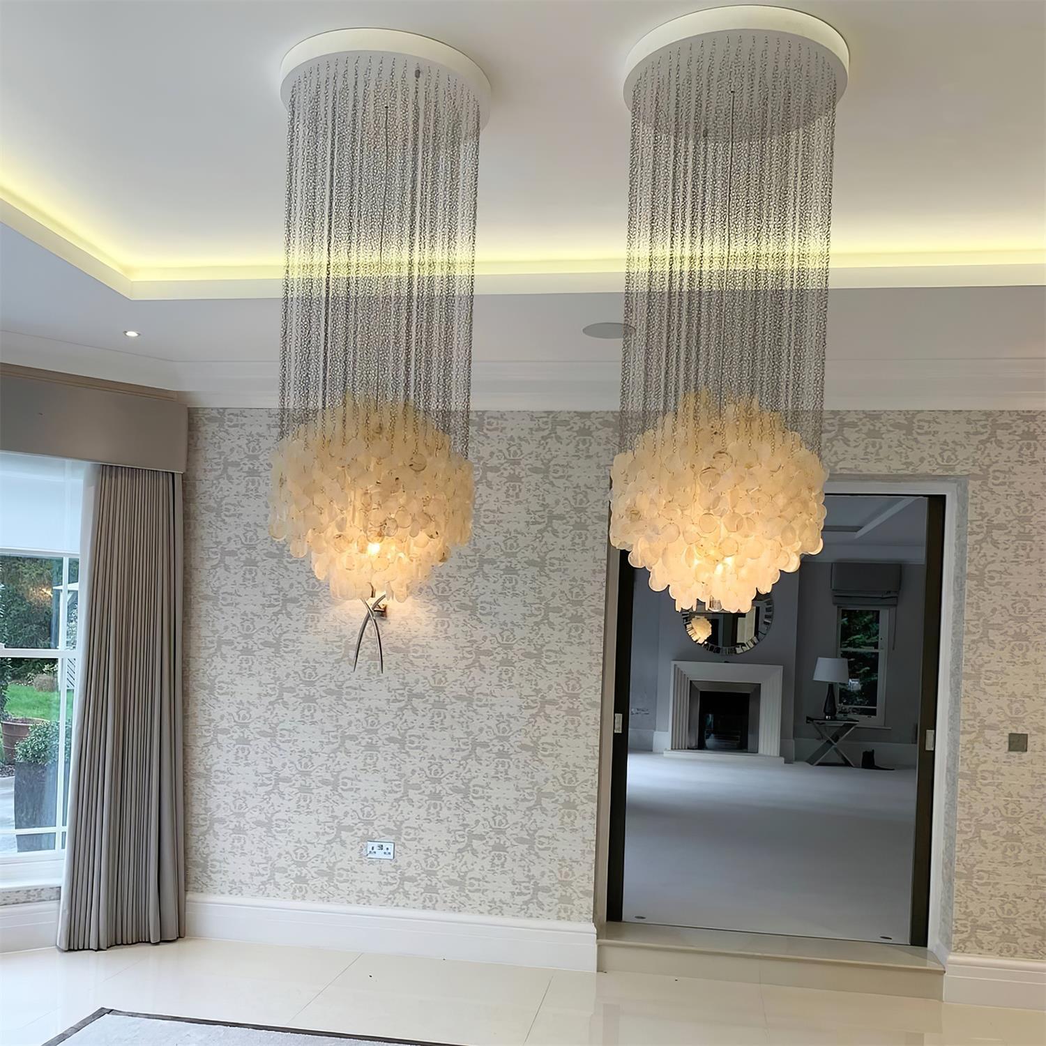 Shell Waterfall Chandelier