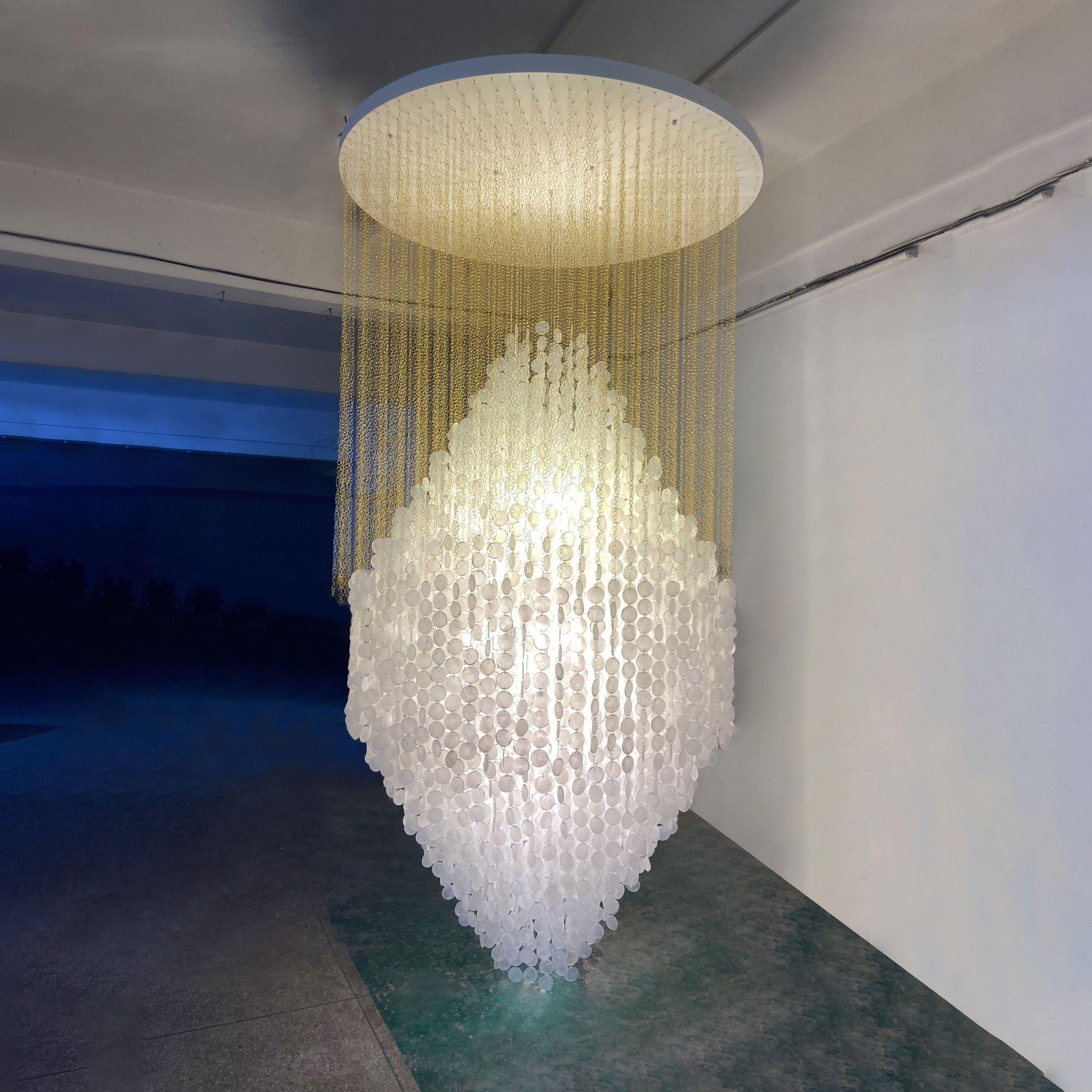 Shell Waterfall Chandelier