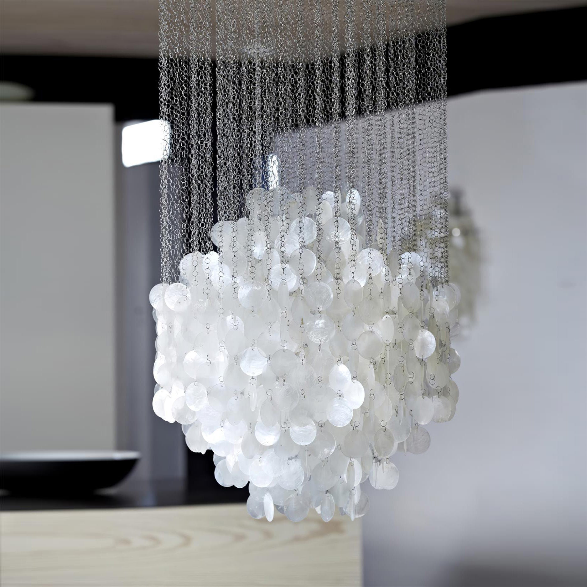 Shell Waterfall Chandelier