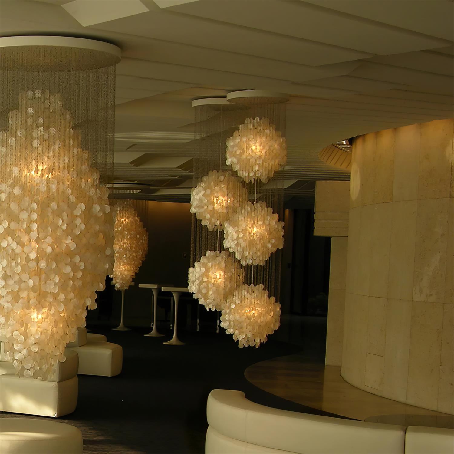 Shell Waterfall Chandelier