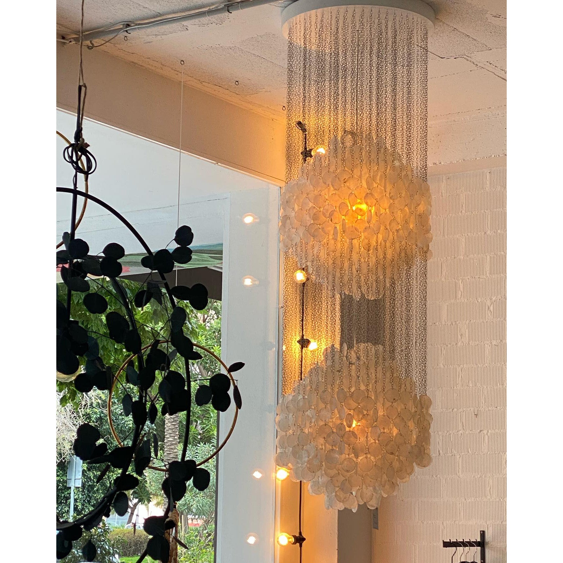 Shell Waterfall Chandelier